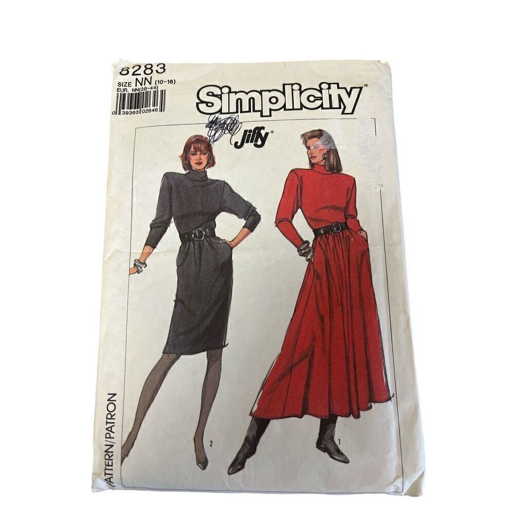 Vintage 1987 Simplicity pattern #8283 sz 10-16